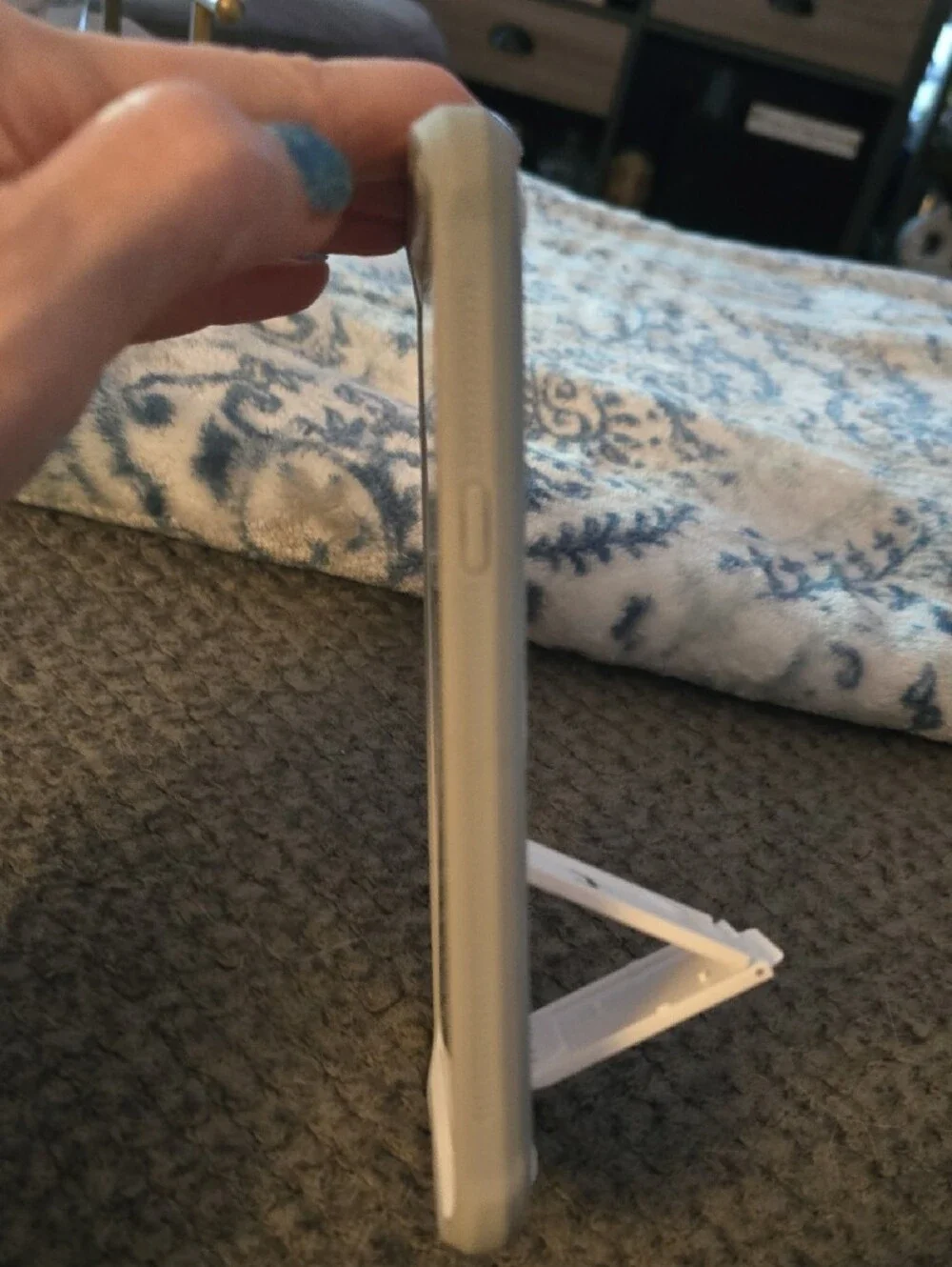 White Protective Phone Case with Screen Protector